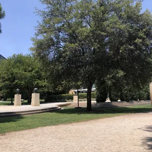Beside the Rodin Sculpture Garden