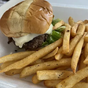 Mushroom Swiss Burger