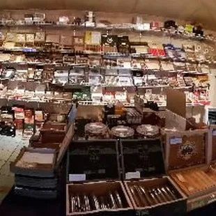 fully stocked humidor