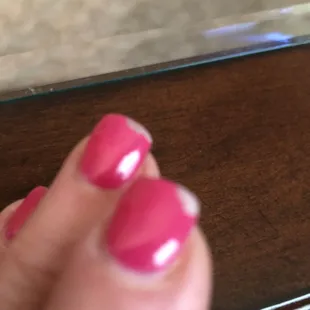 Chipped gel color