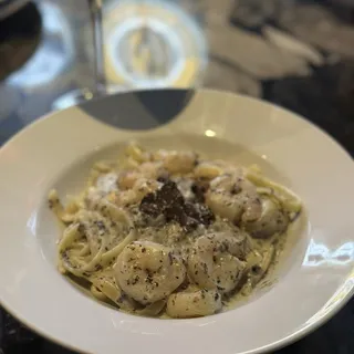Istrian Truffle & Shrimp Fettuccine I