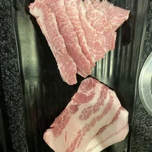 Pork belly and Pork Jowl