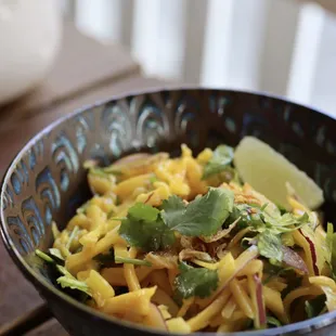 Top Burmese Burma Joy. The first Burmese Cuisine in Oregon. Mango Salad.