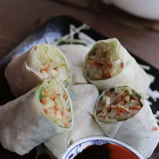 Top Burmese Burma Joy. The first Burmese Cuisine in Oregon. Burmese Spring Rolls.