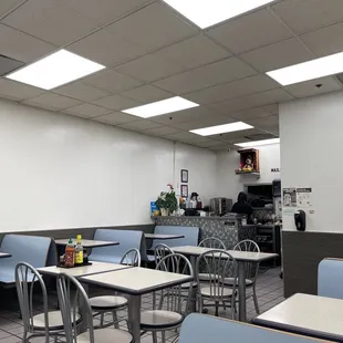 the interior of a restaurant