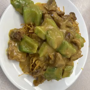 Satay Beef Pan Fried Noodles