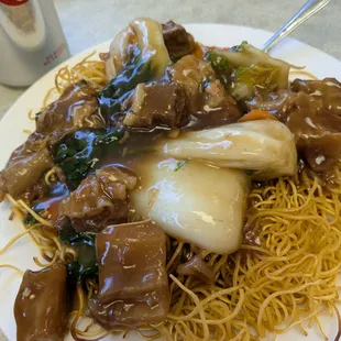 Beef Stew Won Ton Mein