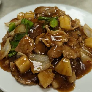 Satay Beef Pan Fried Noodles