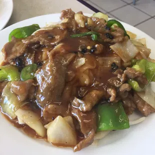 Sizzling Black Pepper Beef Noodle