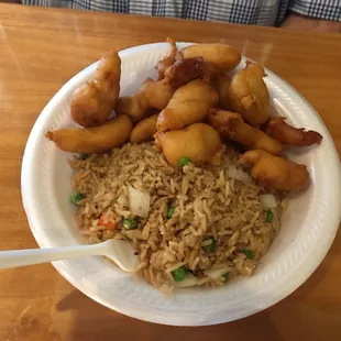 Sweet and sour chicken yummy