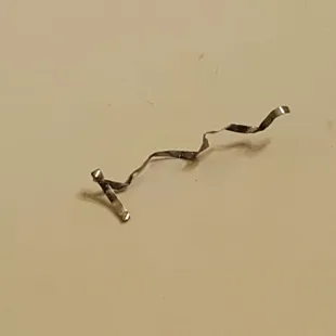 Metal shavings in our noodles!