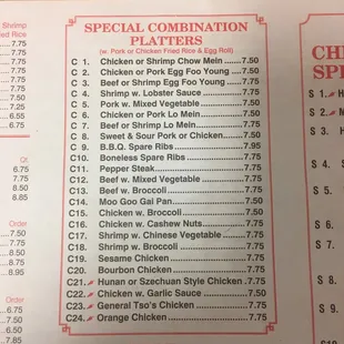 Combination Platters