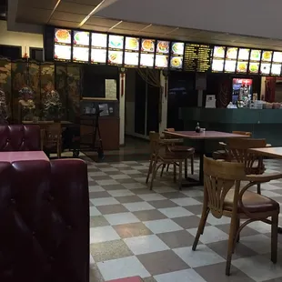 The view of the lobby