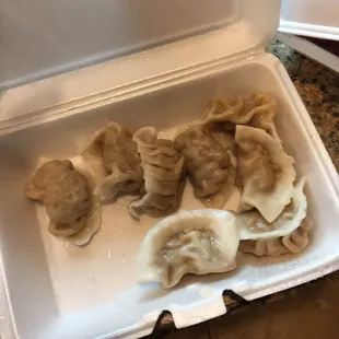Steamed dumplings