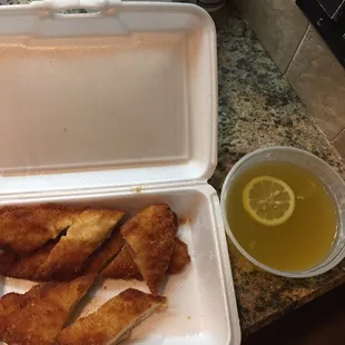 Lemon chicken-it comes separated, brilliant