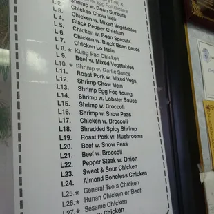 Lunch Specials