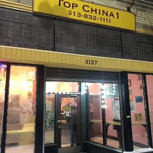 Outside
