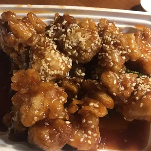 Sesame chicken- yummy