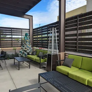 Outside seating area