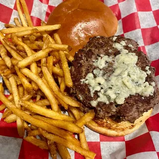 Black and Bleu Burger