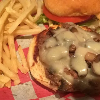 Mushroom Swiss Burger