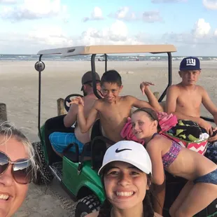 Top Deck golf carts are the best quality carts on the island!! We rented a 4 seater for the week of July 4th and went everywhere with it!!