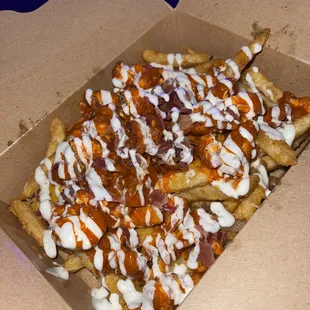 Buffalo bacon ranch fries