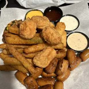 Sampler platter