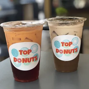 Thai Tea and Iced Coffee