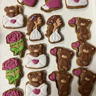 Valentines decorated cookies!!!!!