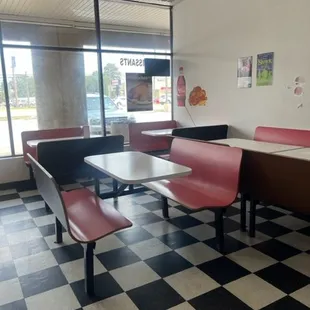 clean, comfortable place to sit and enjoy your tasty baked treats