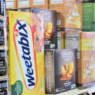 a variety of teas