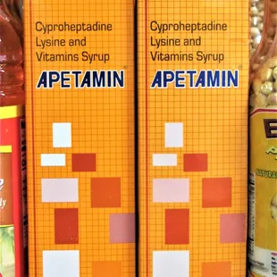 a variety of vitamin products
