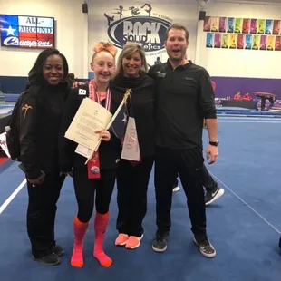 Mackenzie, Level 9 Western Championships, Floor Champion and 2nd Place All Around.