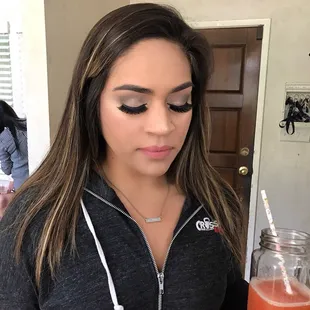Bridesmaid makeup