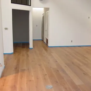 Finished white oak with Rubio Monocoat.