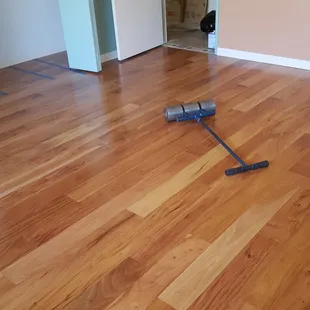Indusparquet Amendiom glue down engineered hardwood.