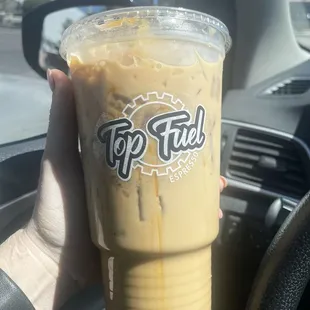 Pamona iced latte