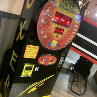 an arcade machine