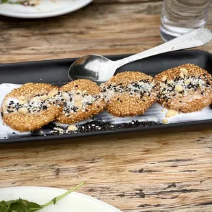 Fried Sesame Mochi