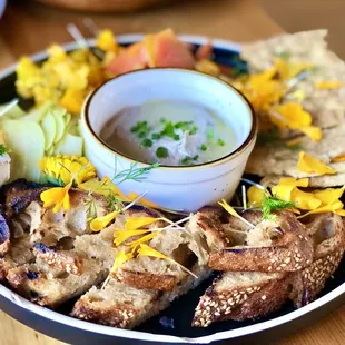 Mushrooms and Hemp Seed Plate with Truffle Oil - 5 Stars - SO, SO GOOD