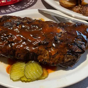 Half rack of ribs