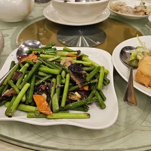Asparagus with chinese bbq