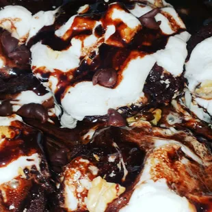 Rocky road brownies