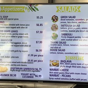 November 2022 menu #1