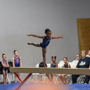 Level 4 District Qualifiers!  9.3 on beam