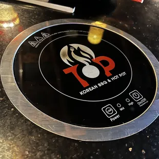 Induction cooktop for hot pots.