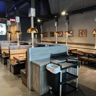 The main dining area.