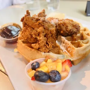 Buttermilk Fried Chicken &amp; Waffles