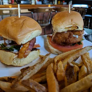 Bacon Ranch Crispy Chicken Sliders